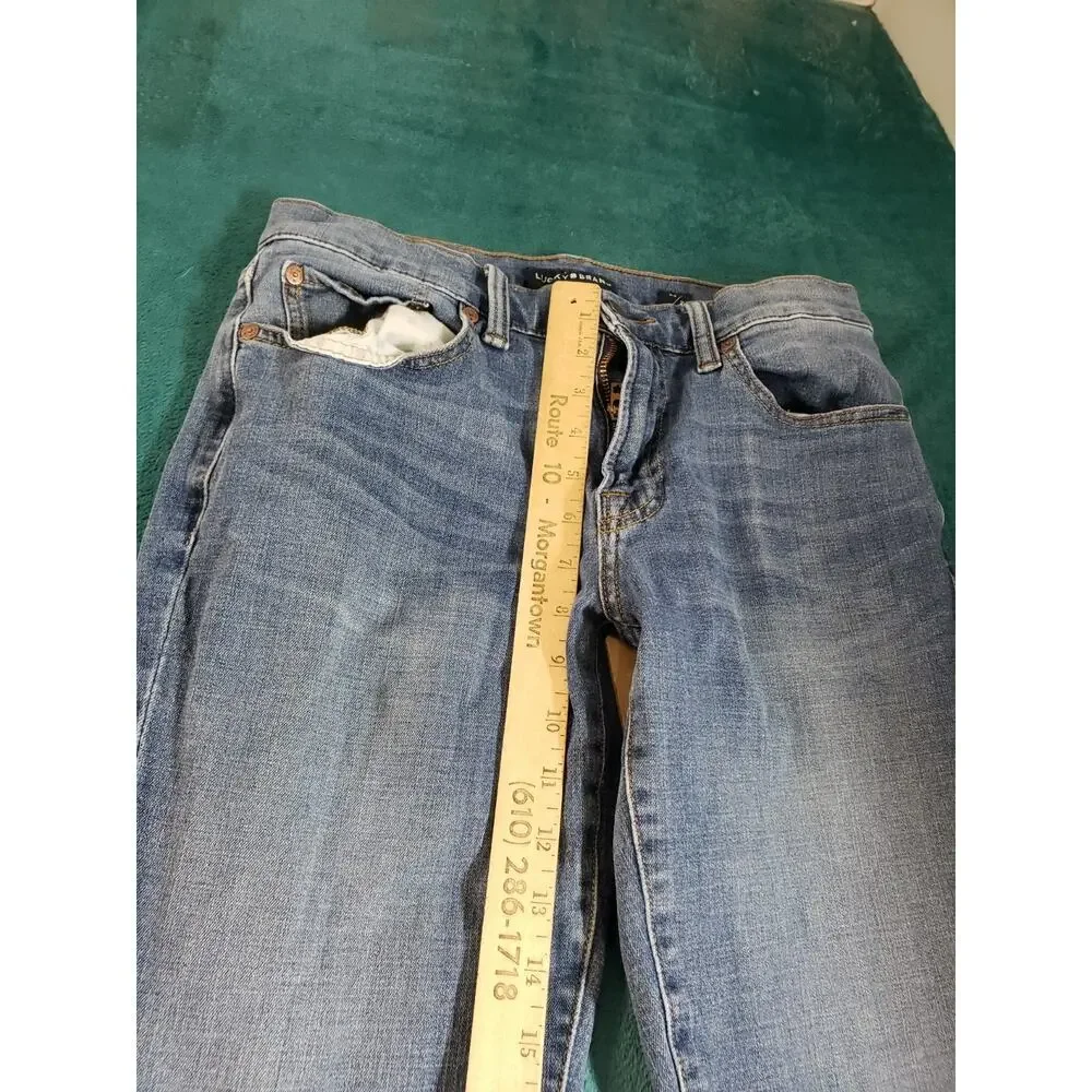 Lucky Brand Jeans Size 29x32 Mens Blue Pants Stretch 121 Heritage Slim Straight